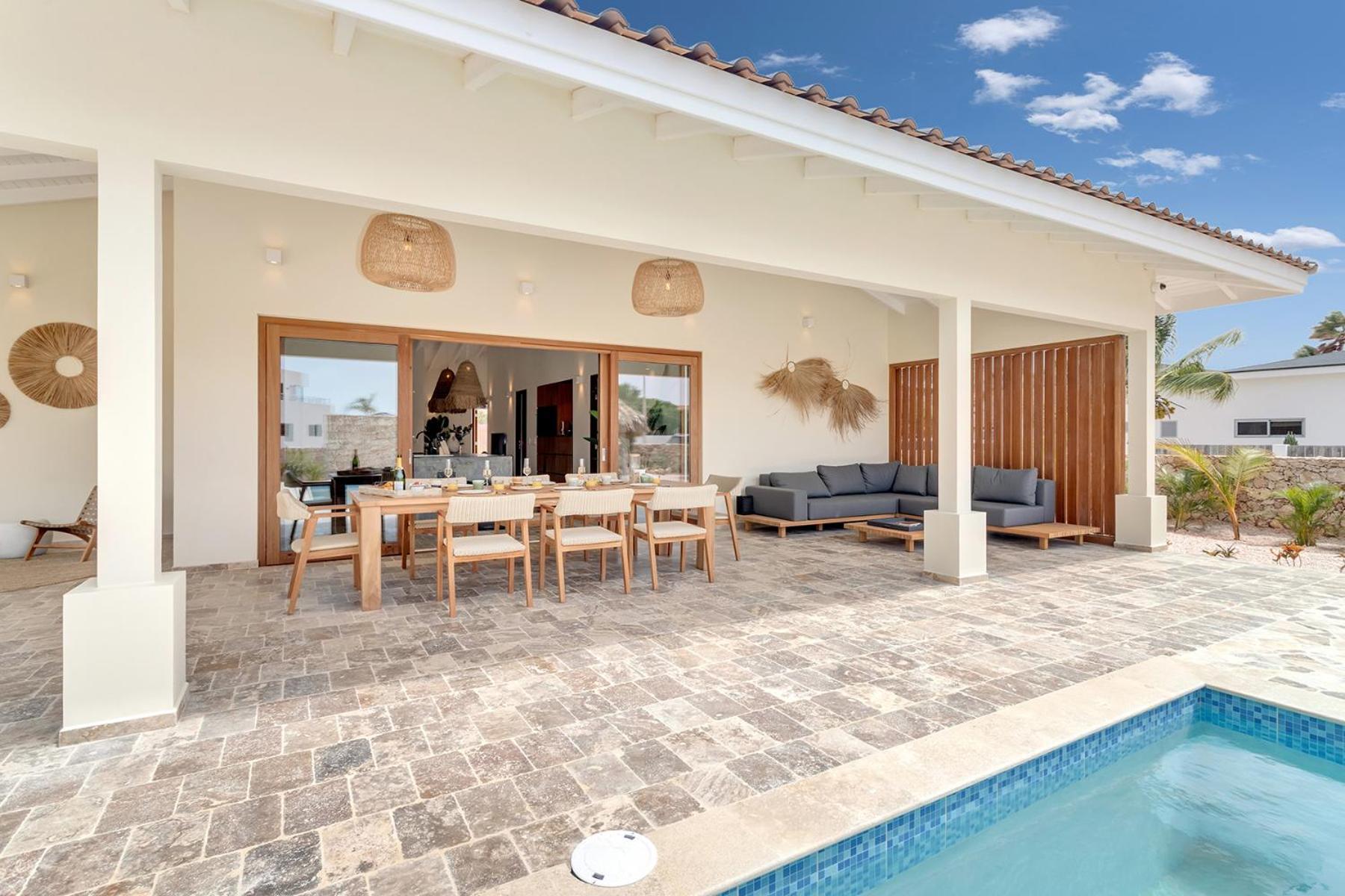 Casa Madera With Large Garden And Private Pool Villa Kralendijk  Exterior photo